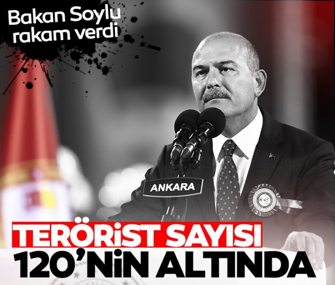 120'nin altında terörist kaldı...