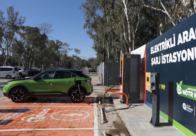 25 Elektrikli araç şarj istasyonu kuruldu