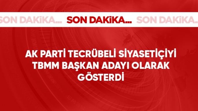 AK Parti'nin TBMM Başkan Adayı