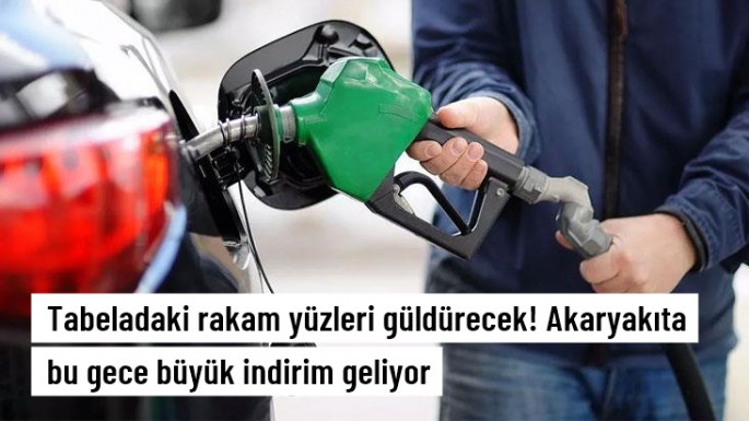 Akaryakıta Büyük İndirim Geliyor