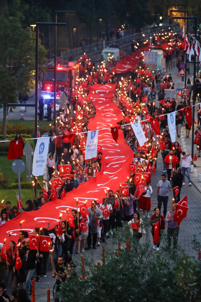 Antalya'da 19 Mayıs coşkusu