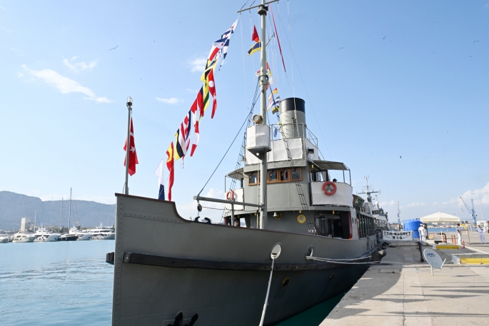 ANTALYA LİMANININ ONUR KONUĞU: TCG NUSRET N-16