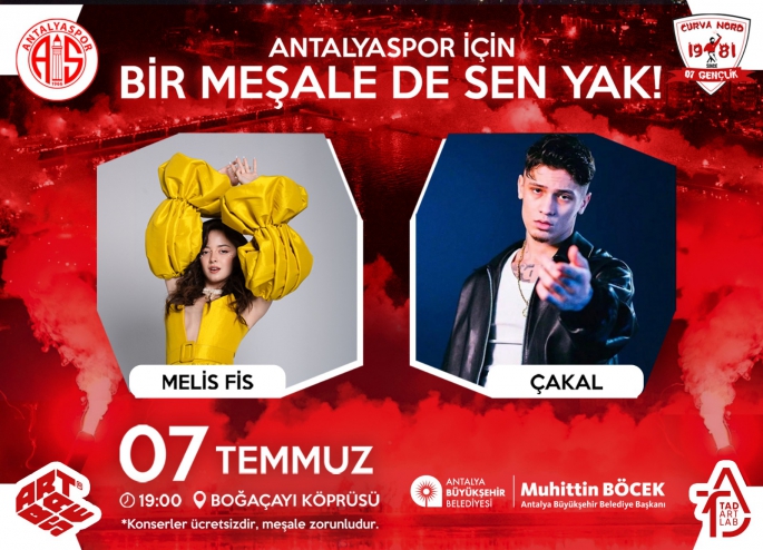 Antalyaspor için bir meşalede sen yak