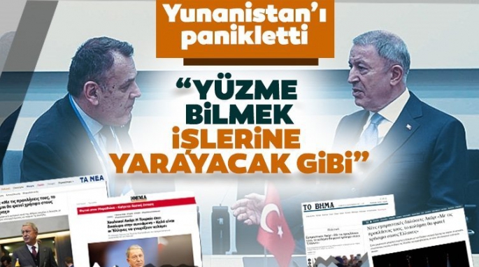 Bakan Akar'dan Yunanistan'a sert sözler 