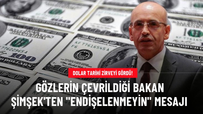 Bakan Şimşek'ten 