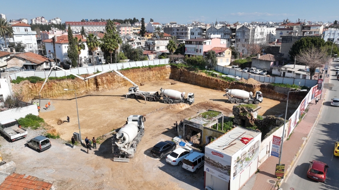 Balbey’de ilk beton döküldü 