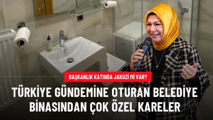 Başkanlık katında jakuzi mi var?
