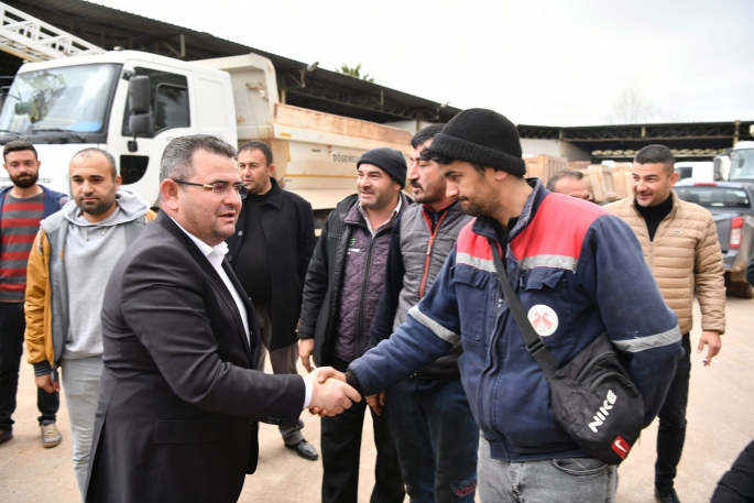 BEKİR KIVRIM, BELEDİYE PERSONELİNE SÖZ VERDİ