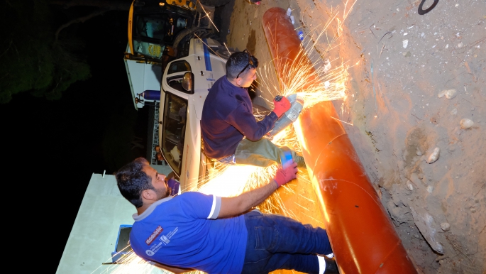 Belek-Kadriye oteller bölgesinde dev çalışma