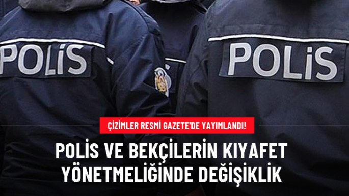 Çizimler Resmi Gazete'de yayımlandı