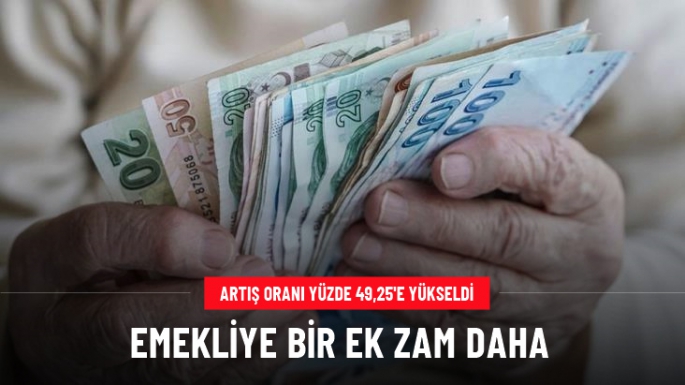 Emekliye bir zam daha