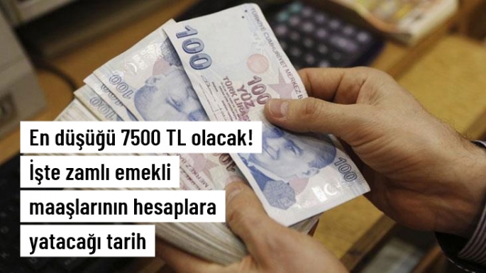 En düşüğü 7500 TL olacak!