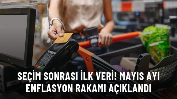 Enflasyon mayıs ayında yüzde 0,04 