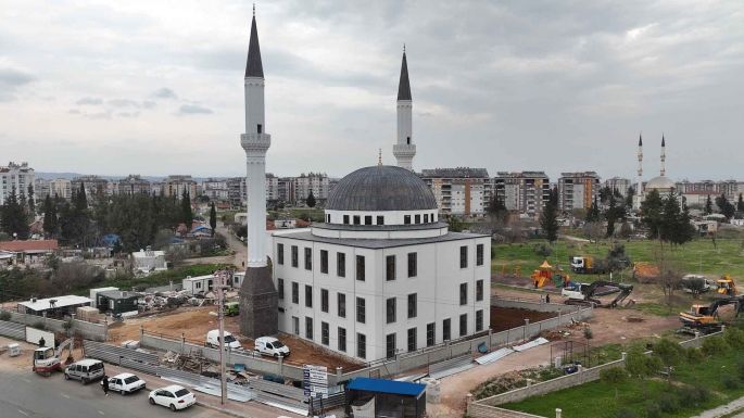 Güneş Mahallesi Cami ibadete hazır hale getiriliyor