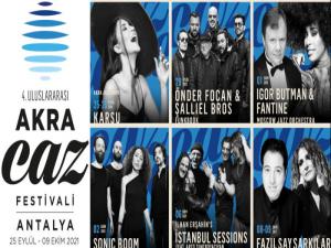 4. Antalya Akra Caz Festivali başlıyor