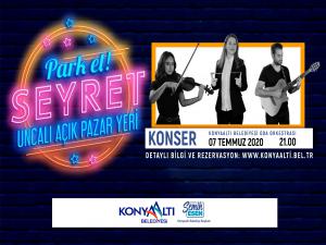 'Arabada Sinema'dan sonra 'Park Et Seyret' konserleri