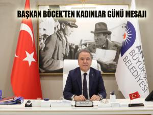 Başkan Böcek'ten Kadınlar Günü Kutlaması