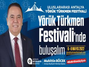 Başkan Böcekten Yörük Festivali Daveti