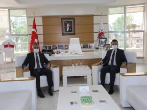 Başkan Tütüncü, Antalya Valisi Yazıcıyı ağırladı