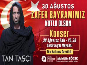 Büyükşehirden 30 Ağustos Konseri 