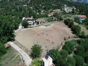 Çandır Fasulyesi Toprakla Buluştu