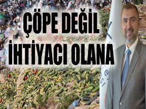 Çöpe değil ihtiyacı olana