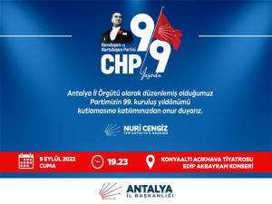 CHP 99.Yılını Kutluyor