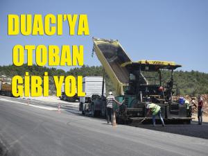  Duacıya otoban gibi yol 