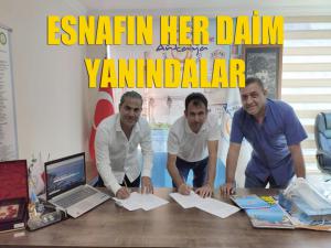 Esnafın her daim yanındalar