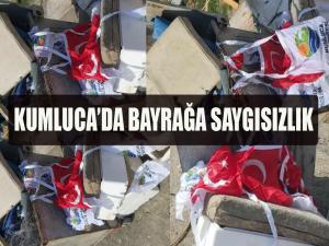 Kumlucada Bayrağa Saygısızlık