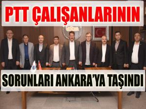 PTT Çalışanlarının Sorunları Ankaraya Taşındı