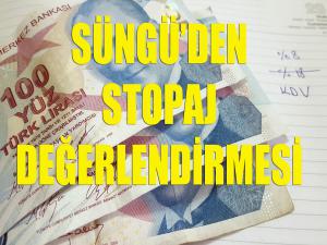  Süngüden stopaj değerlendirmesi 