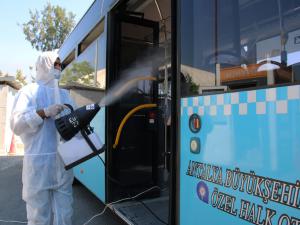 Toplu Taşıma Araçları Her Gün Temizleniyor