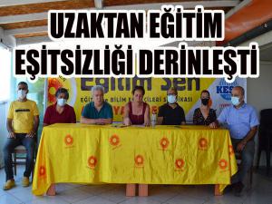 Uzaktan eğitim eşitsizliği derinleştirdi