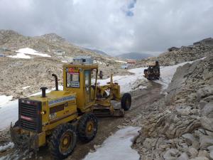 Yayla Yolunda Kar Temizliği 