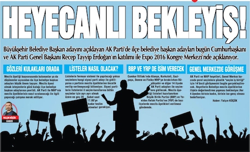HEYECANLI BEKLEYİŞ!