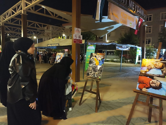 HÜDA PAR Antalya'da 'Gazze Destek Çadırı' açtı 