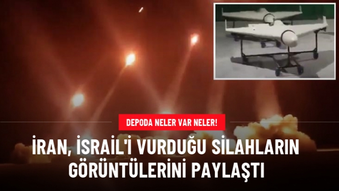 İHA ve füzelerin videosunu paylaştı