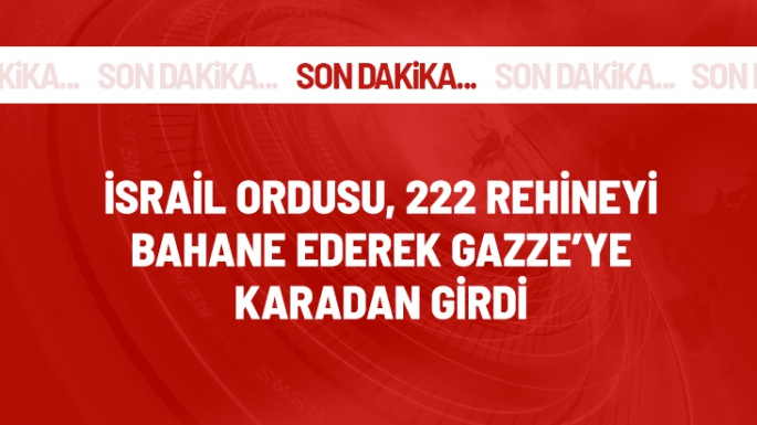 İsrail'den rehine operasyonu! 