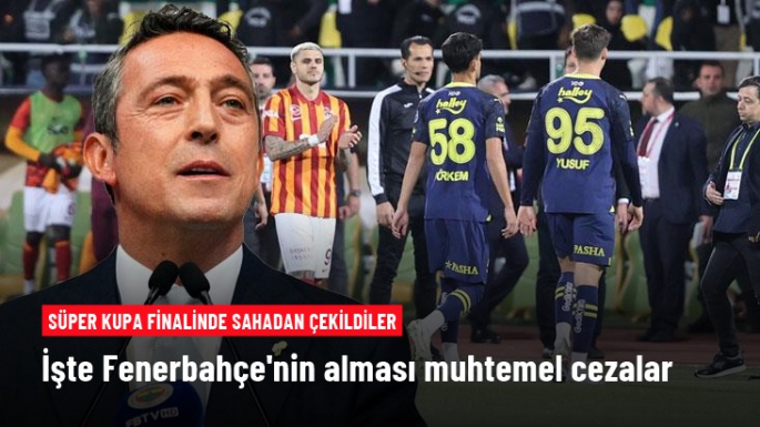 İşte Fenerbahçe'nin alması muhtemel cezalar