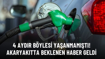 Akaryakıta indirim göründü