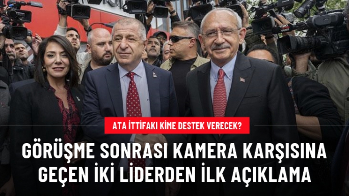 Kılıçdaroğlu ve Ümit Özdağ görüşmesi sonrası ilk açıklama