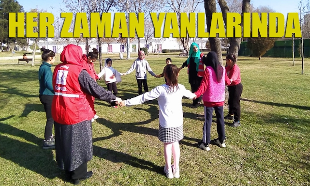 Kızılay her zaman yanlarında