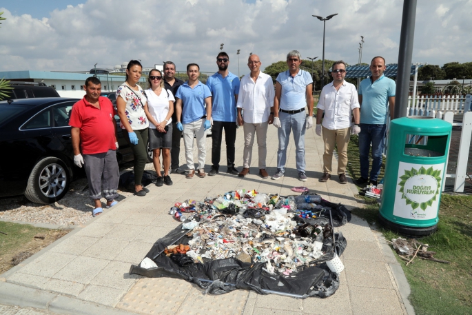 Manavgat’ta Sahil Temizliği