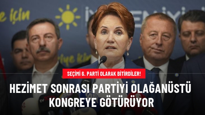 Meral Akşener: Olağanüstü seçimli kongreye gidiyoruz