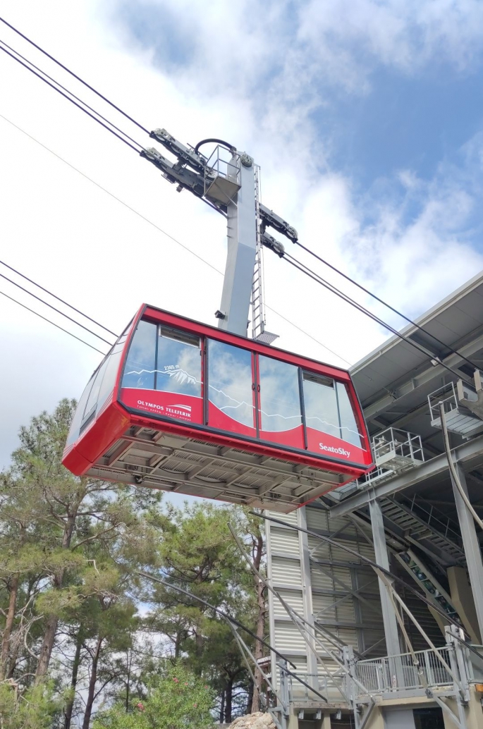 Olympos teleferikte 230 bin hedefi