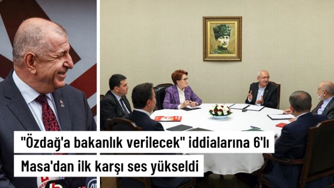 Özdağ'a bakanlık verileceği iddialarına yanıt