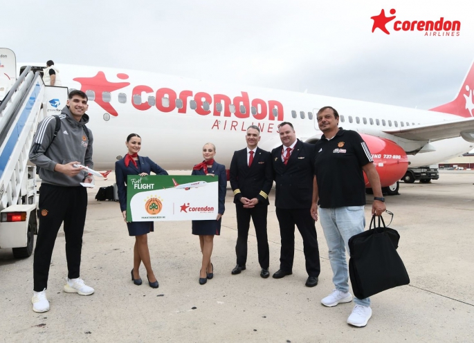 PANATHINAIKOS BC, CORENDON AIRLINES İLE UÇACAK