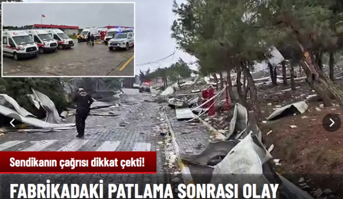 Patlama Sonrası Olay Görüntüler