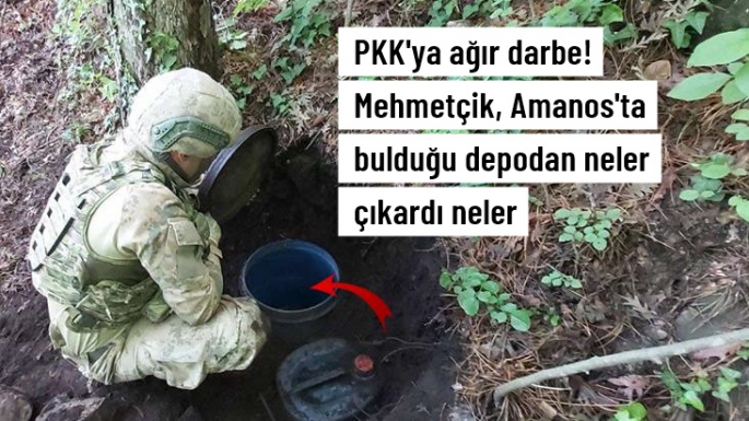 PKK'nın patlayıcı malzemeleri bulundu